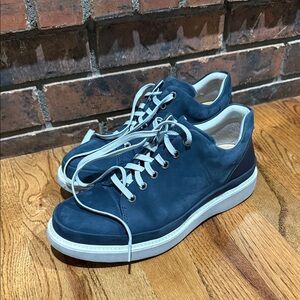 Samuel Hubbard Leather Sneakers – Navy – Men’s Size 8 – Made in Portugal – EUC
